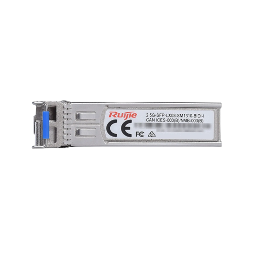2.5G-SFP-LX03-SM1310-BIDI-I 2.5G BiDi SFP 1310nm-TX/1550nm-RX 3-km DOM Simplex LC SMF Transceiver Module