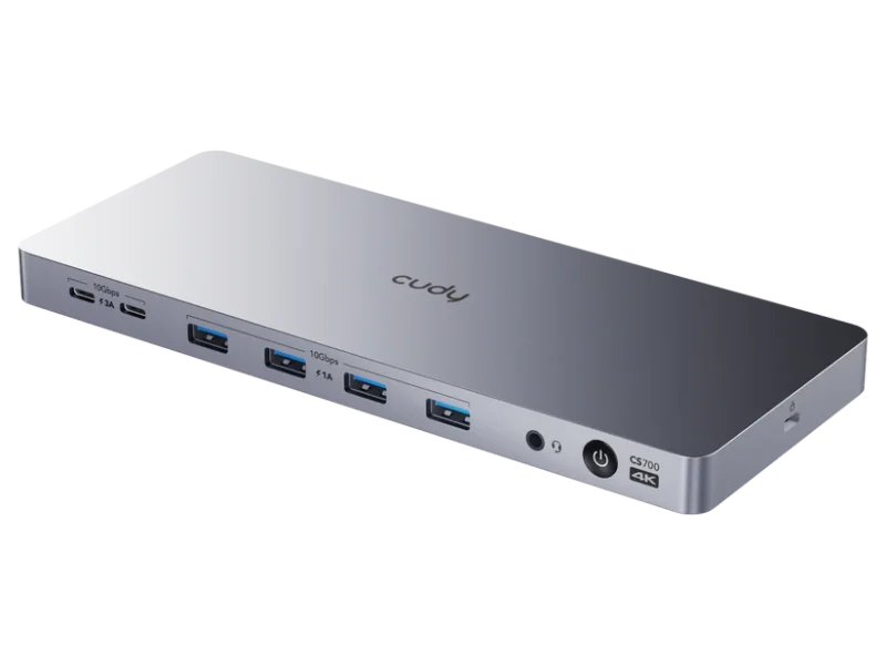 Dual 4K 10 Gbps USB-C Dock