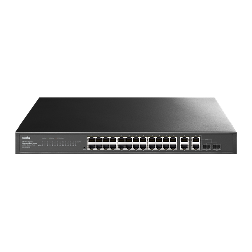26-Port Gigabit Easy-Managed Switch with 2 Combo Ports
