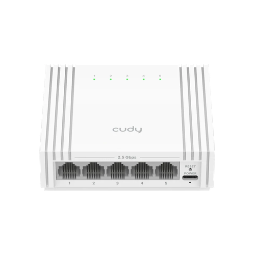 5-Port 2.5G Easy-Managed Switch with USB-C Power Input