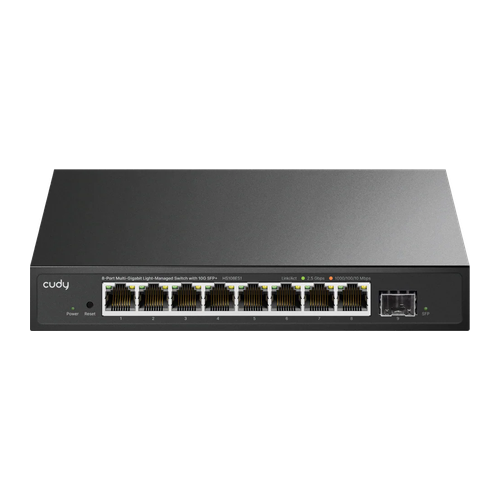 8-Port Multi-Gigabit Easy-Managed Switch with 10G SFP+