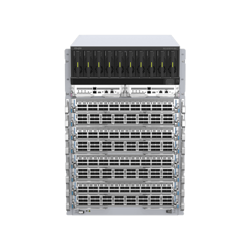 RG-N18010-XH â Next Generation Data Center Network High-Density Centralized Modular Core Switch with 100GE/400GE Line Cards and Eight Service Slots
