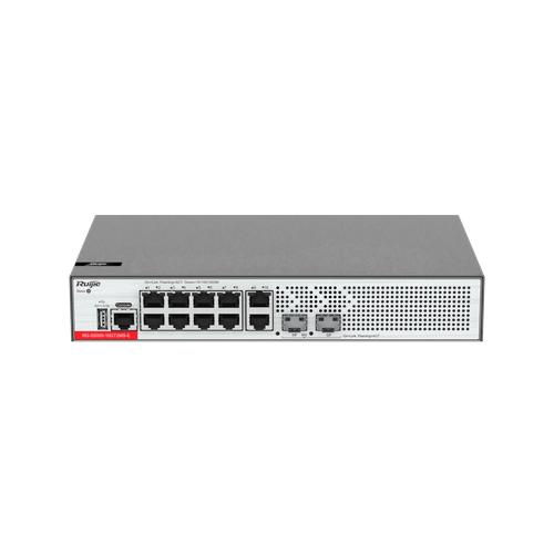 RG-S5000-10GT2MS-E 10-Port Gigabit Layer 2+ Managed Switch with Two 2.5GE Uplink SFP Ports